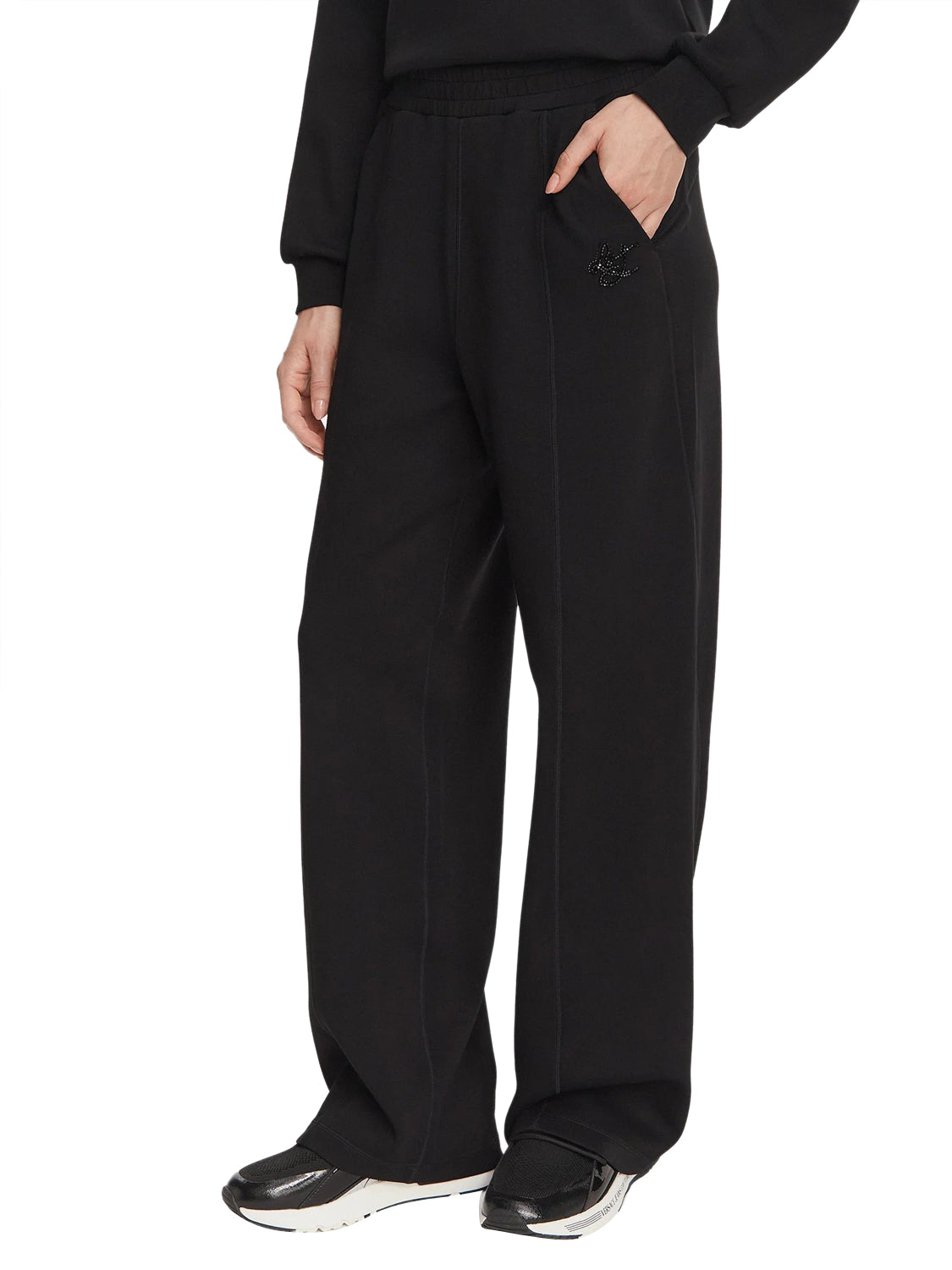LIUJO SPORT Pantaloni In Scuba Liu Jo - Nero BLACK