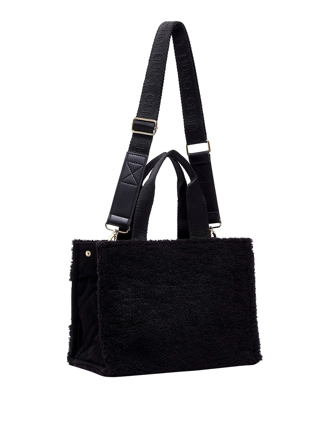 LIUJO SPORT Borsa Tote Piccola In Teddy Liu Jo - Nero BLACK