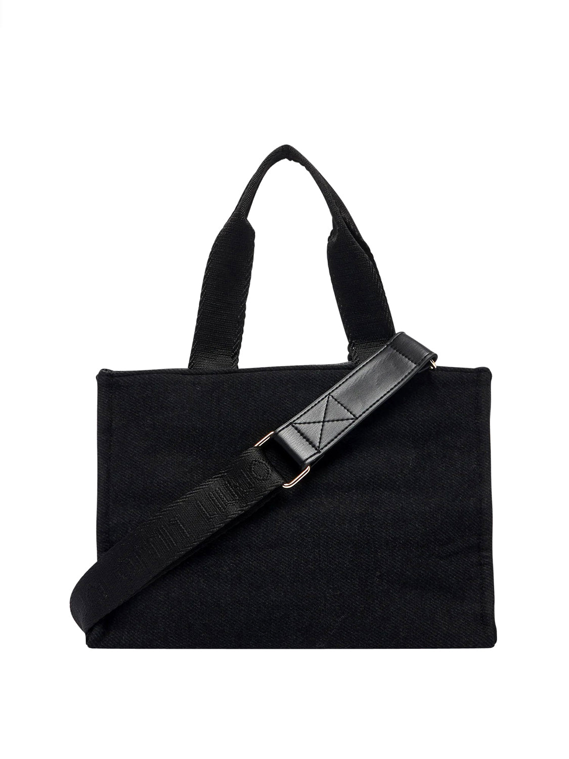 LIUJO SPORT Borsa Tote Piccola In Tessuto Liu Jo Sport - Nero BLACK