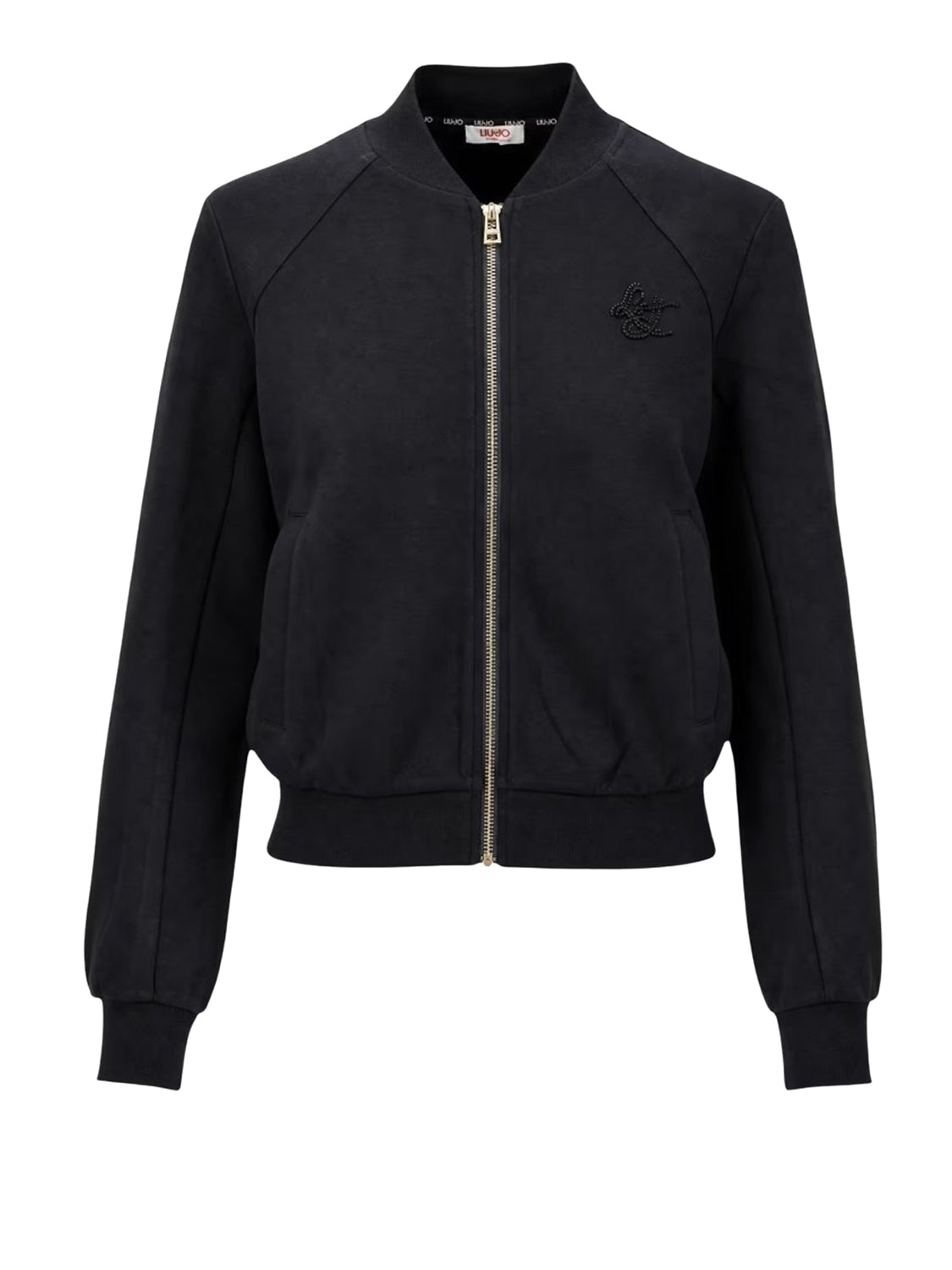 LIUJO SPORT Felpa Girocollo Con Zip Liu Jo - Nero BLACK