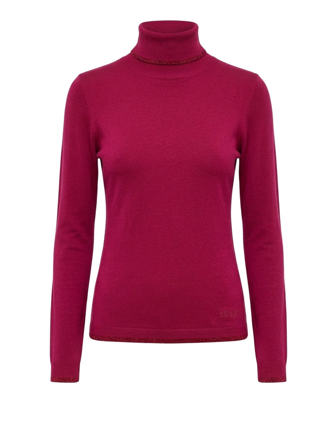 LIU.JO WHITE Dolcevita Con Profili Lurex Liu Jo - Scarlet SCARLET
