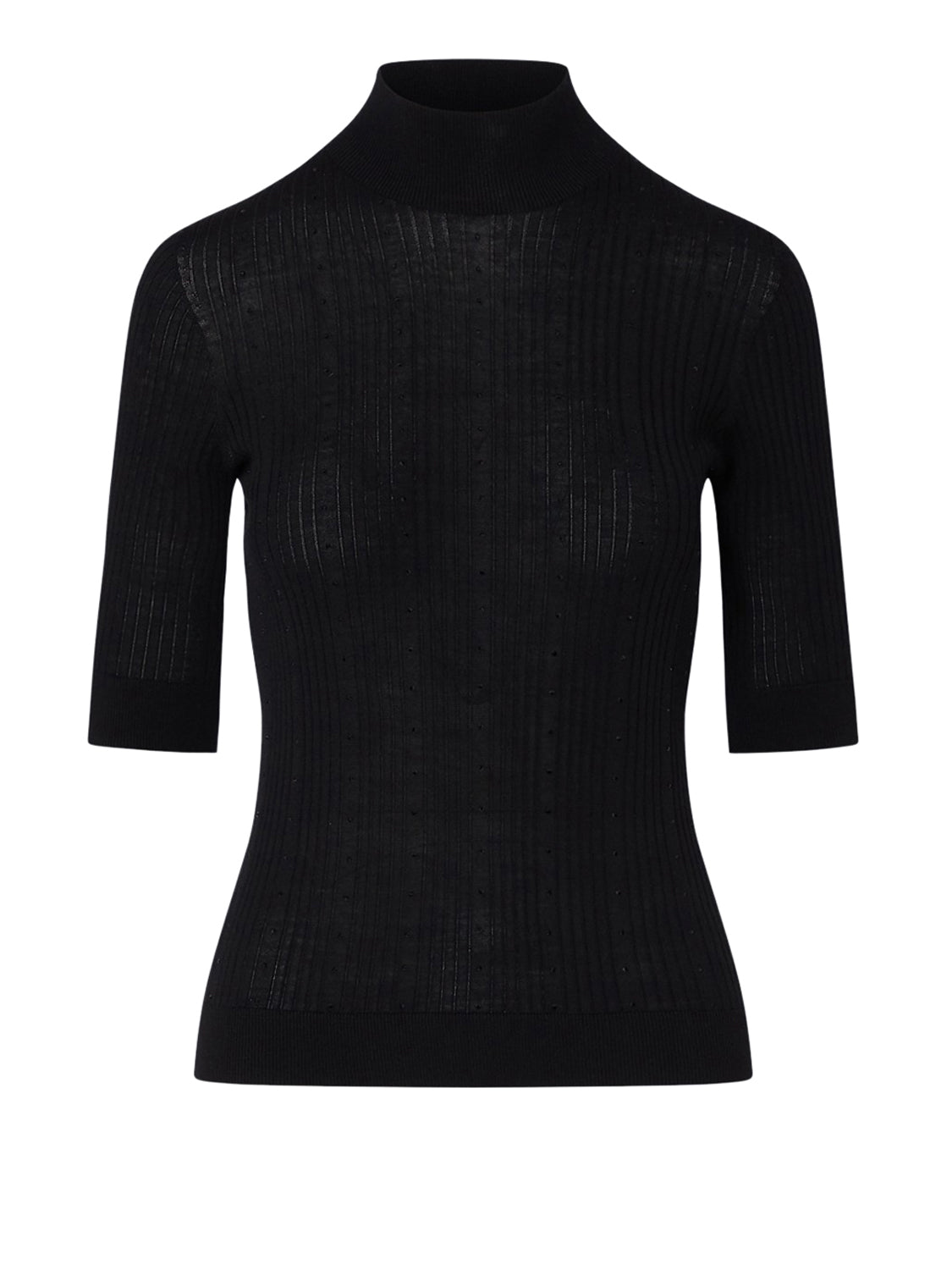 LIU.JO WHITE Liu Jo Maglia In Lana Con Strass Nero BLACK
