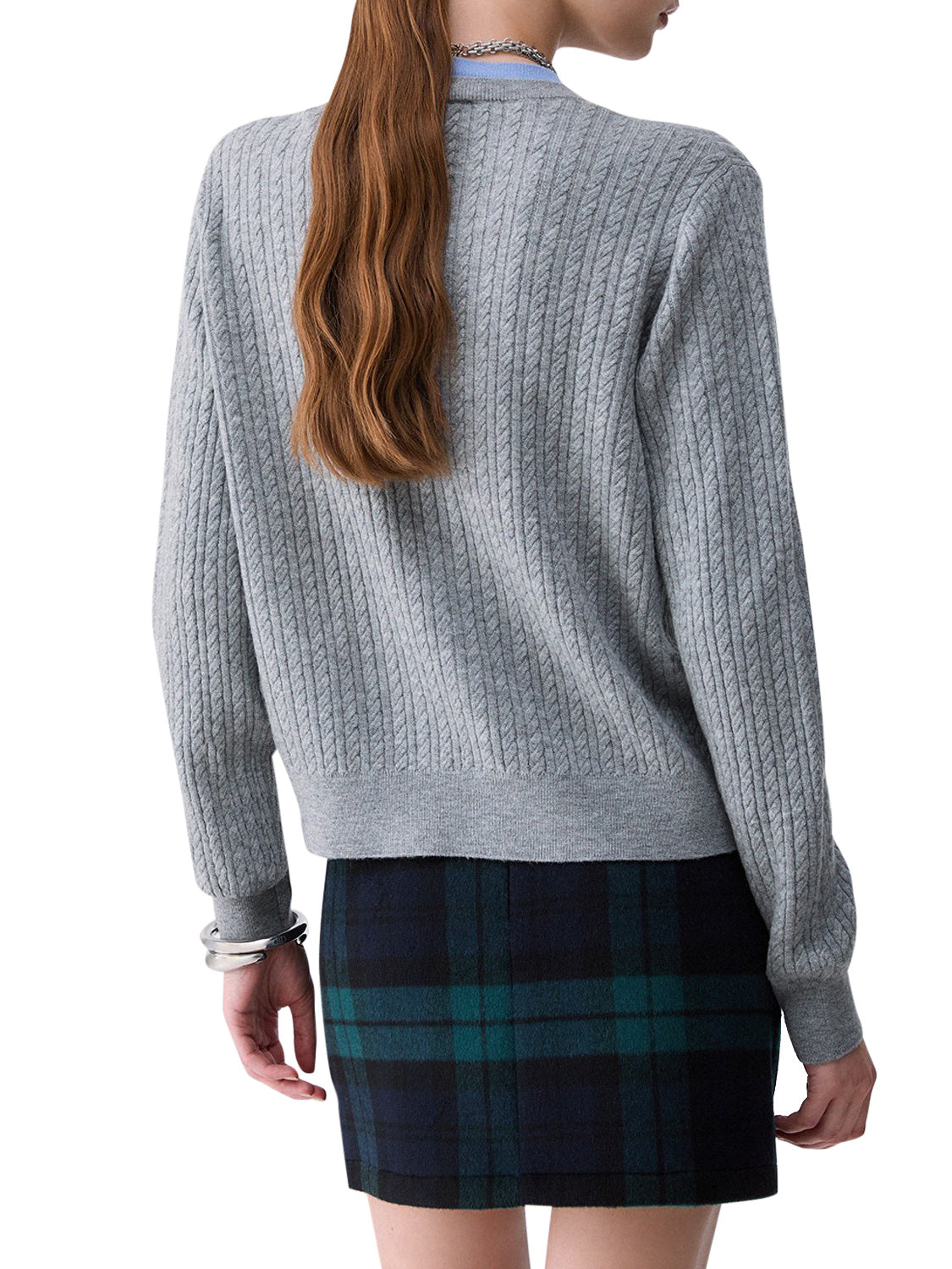 LIU.JO WHITE Cardigan Con Bottoni Gioiello Liu Jo - Grigio Gray Med Mel/Dusk Sk
