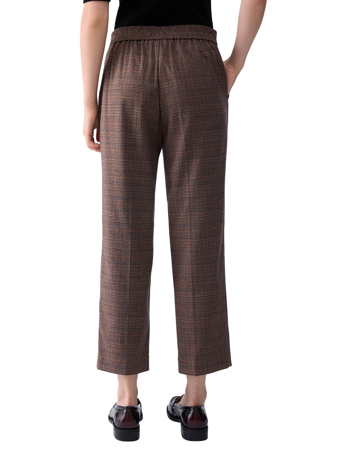 LIU.JO WHITE Pantalone Liu Jo A Sigaretta Tartan Classic Tartan