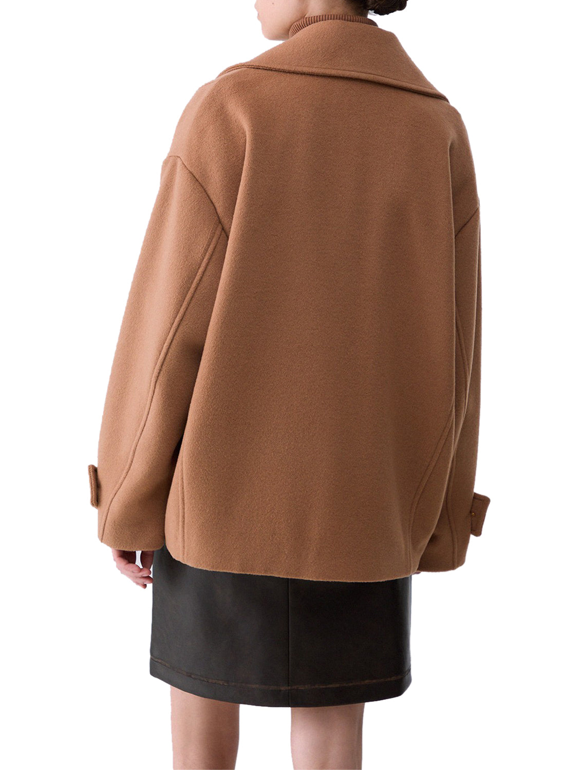 LIU.JO WHITE Cappotto Corto Doppiopetto In Lana Liu Jo - Beige Cozy Beige