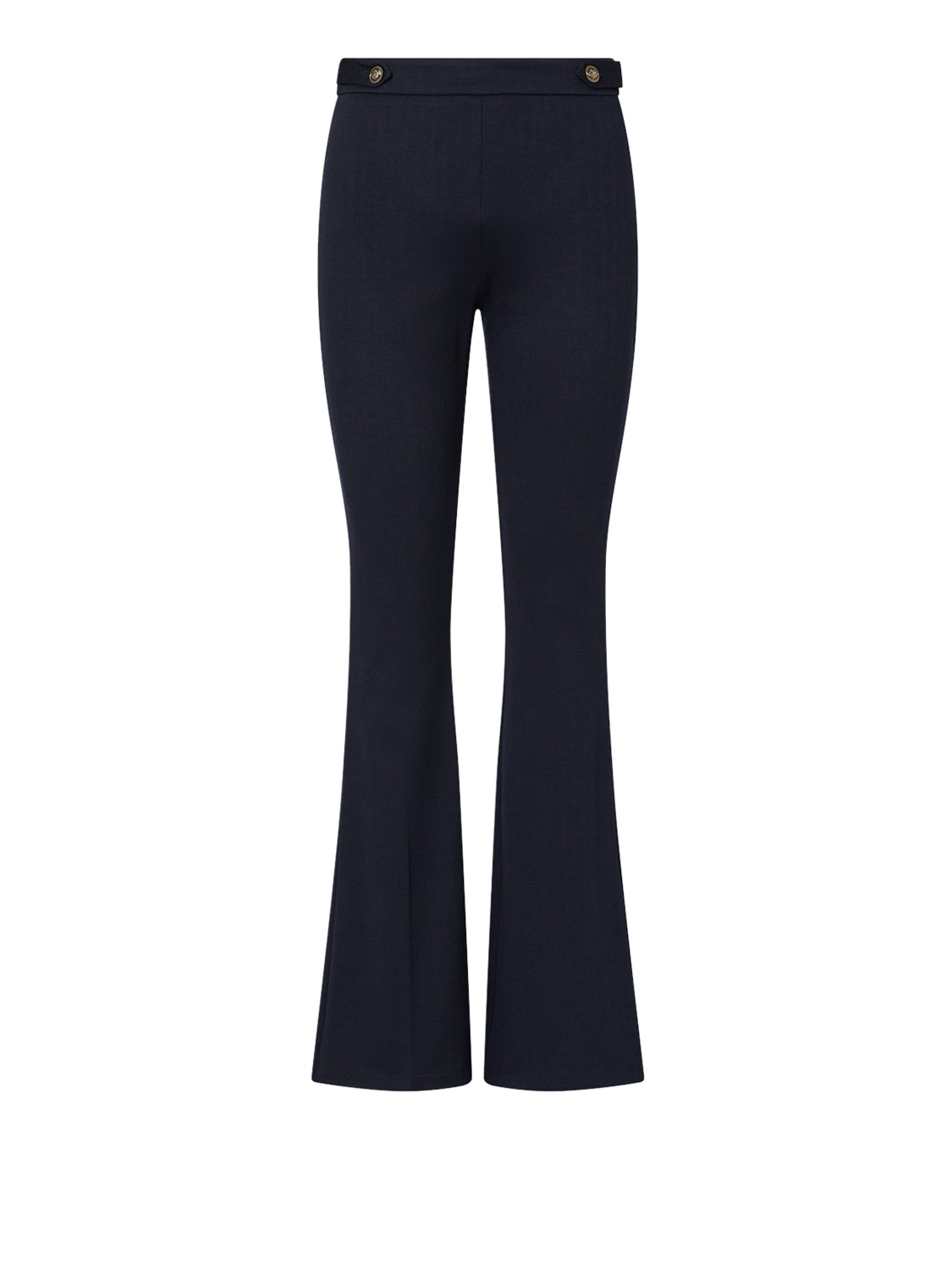LIU.JO WHITE Pantaloni Flare In Punto Milano Liu Jo - Blu Scuro Nuit Noir