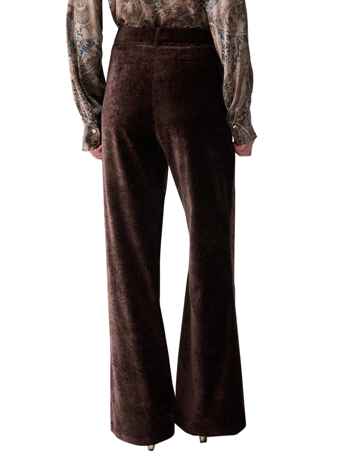 LIU.JO WHITE Pantaloni Straight In Velluto Liu Jo - Mole MOLE