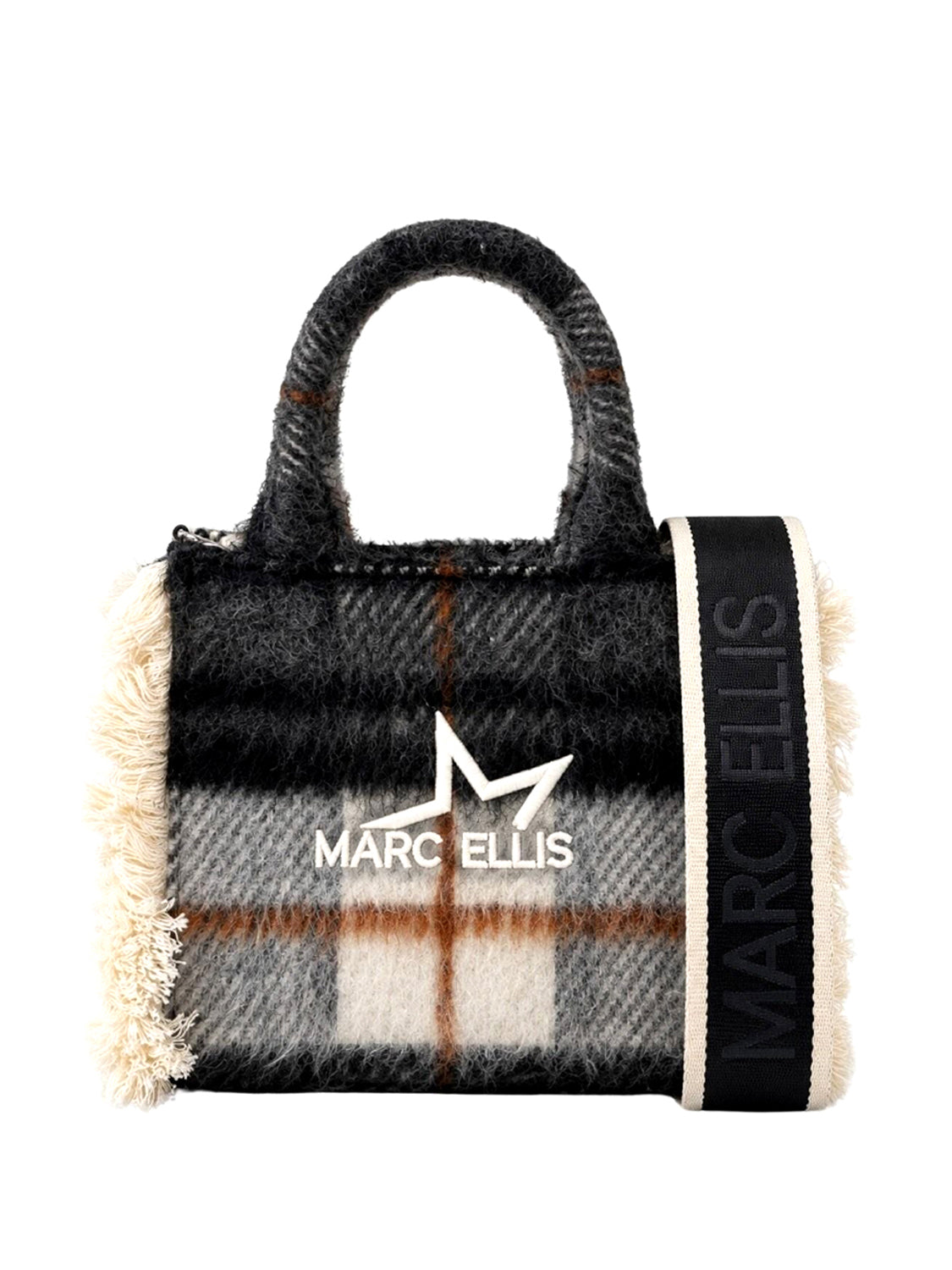 MARC ELLIS Borsa a Mano Buby Plaid S Marc Ellis - Nero BLACK