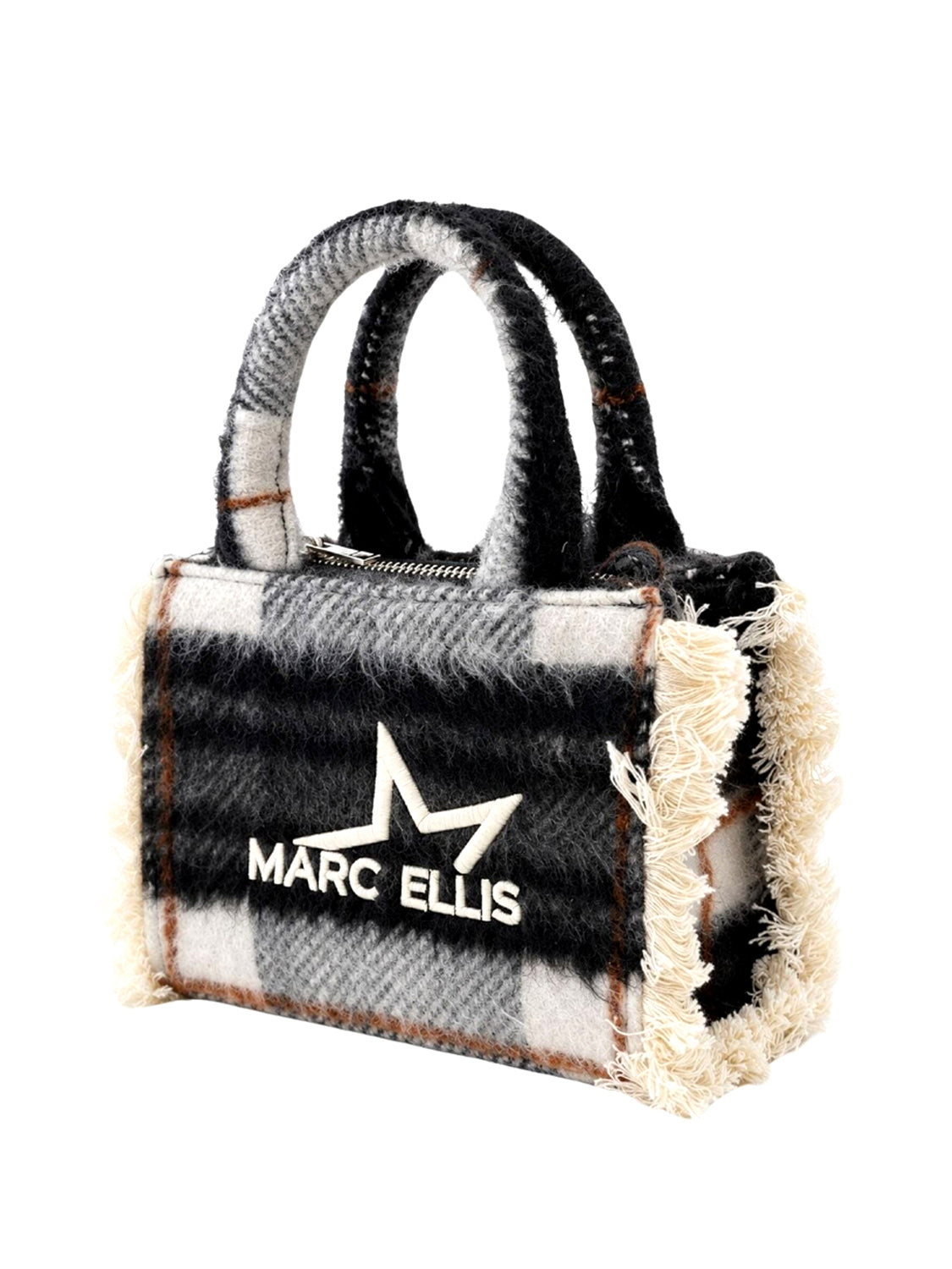 MARC ELLIS Borsa a Mano Buby Plaid S Marc Ellis - Nero BLACK