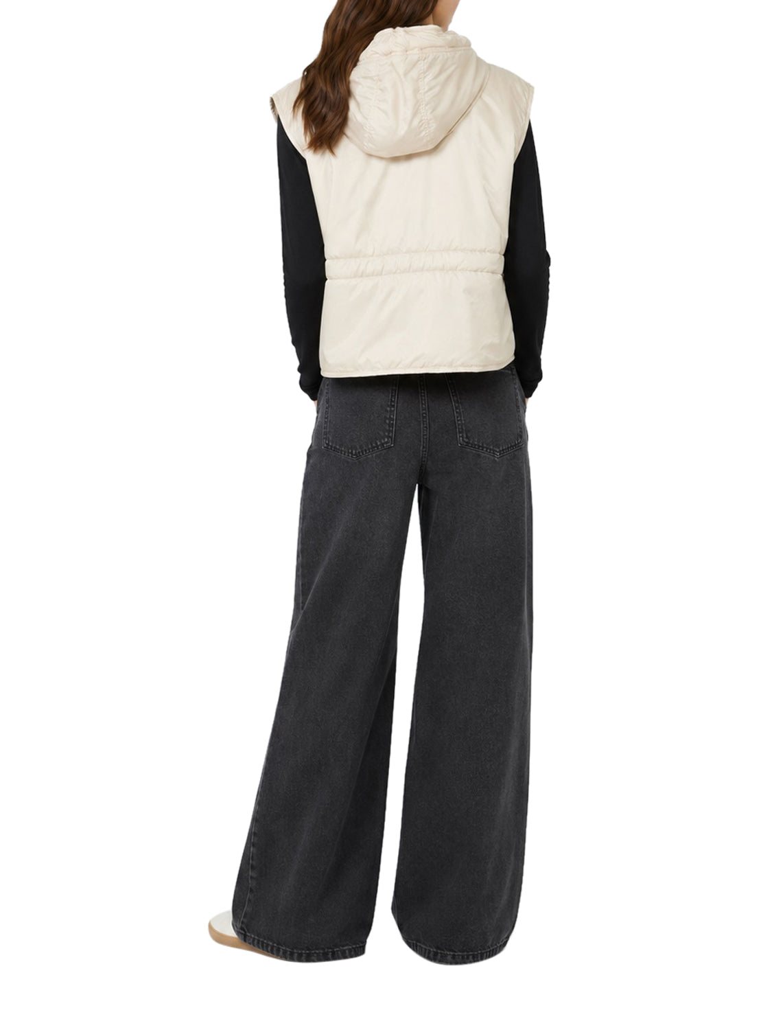 MAXMARA WEEKEND 1USCITA MaxMara Smanicato Imbottito Reversibile In Tela Antigoccia - Avorio Avorio