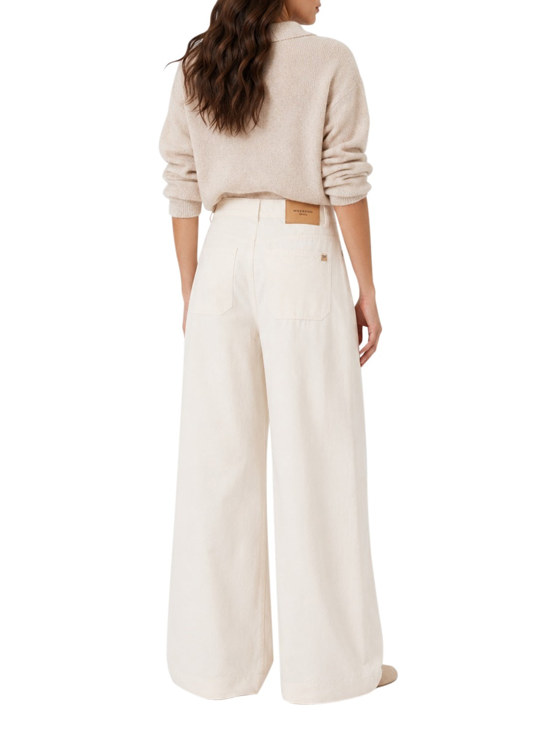 MAXMARA WEEKEND 1USCITA MaxMara Pantalone In Bull Di Cotone - Ecru Ecru