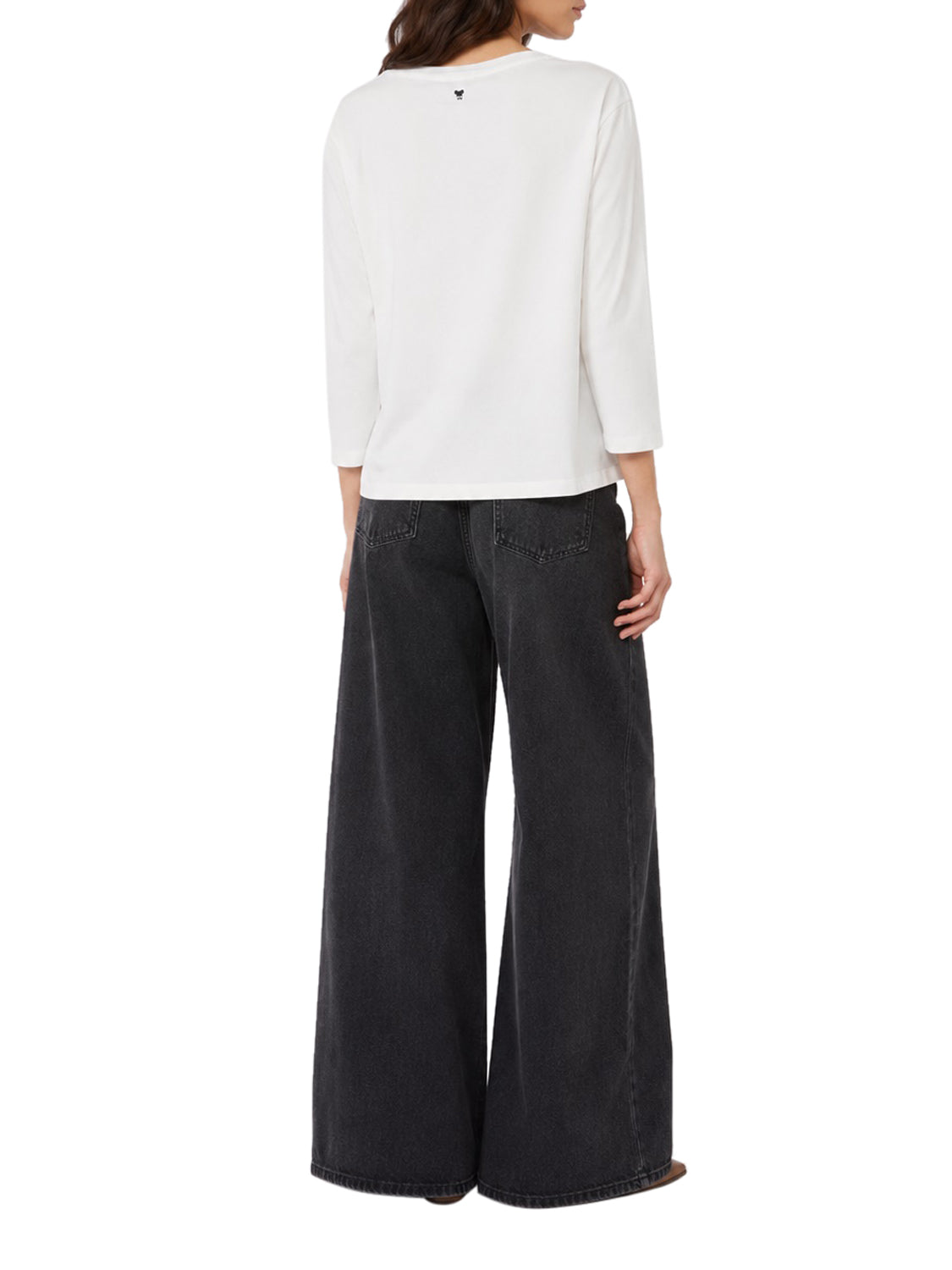 MAXMARA WEEKEND 1USCITA T-Shirt MaxMara In Jersey Di Cotone - Bianco Bianco