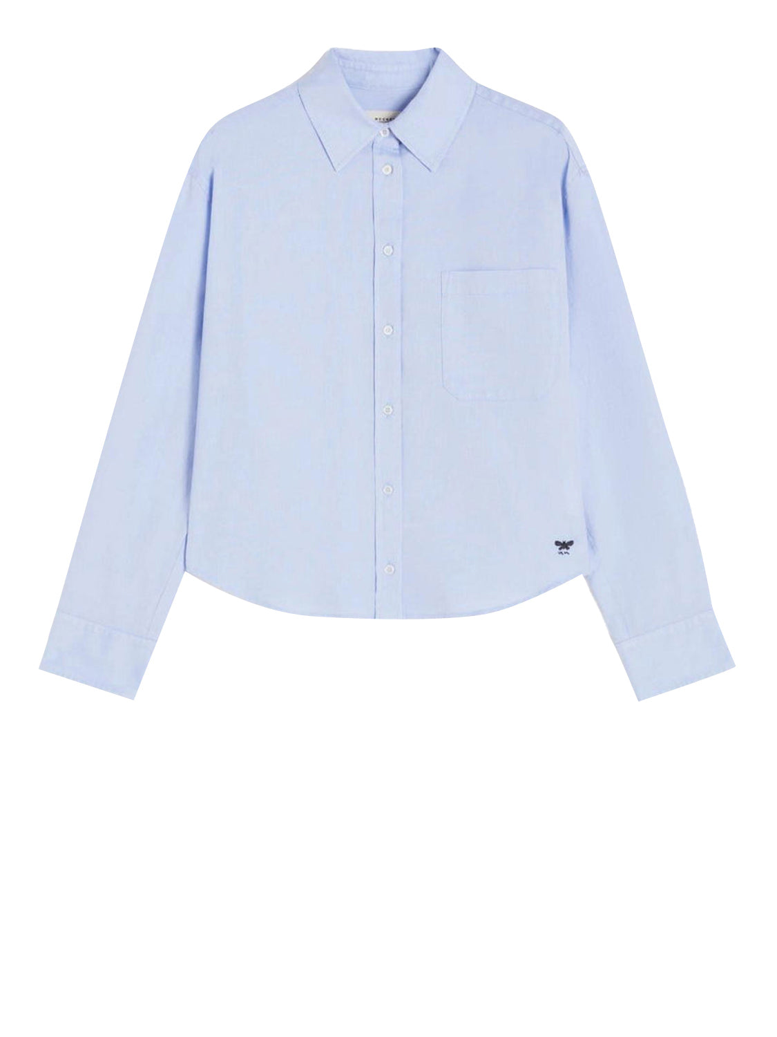 MAXMARA WEEKEND 1USCITA Max Mara Camicia In Tinta Unita Azzurro Azzurro