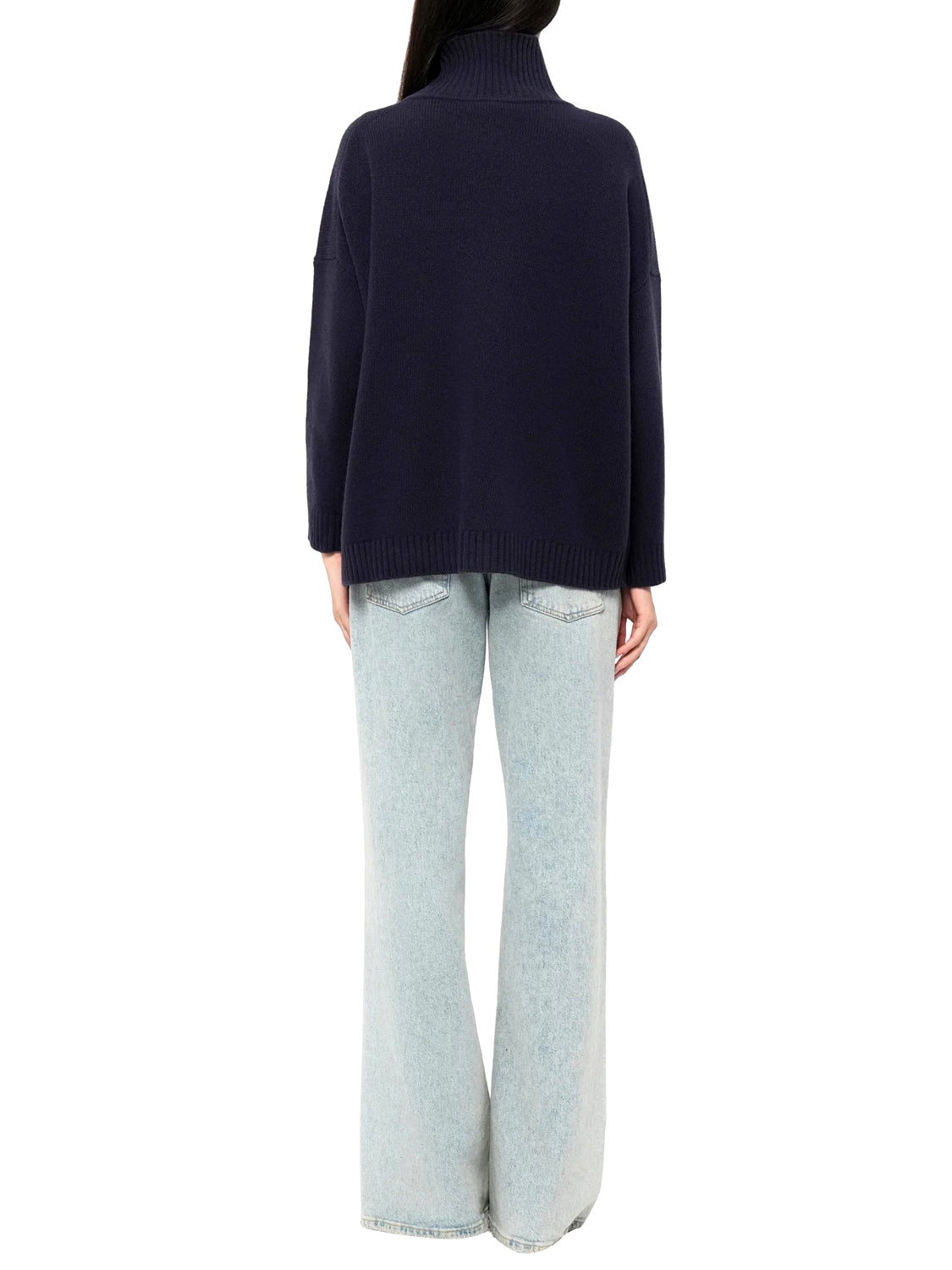 MAXMARA WEEKEND 2USCITA Maglione A Collo Alto In Lana MaxMara Weekend - Blu Blu