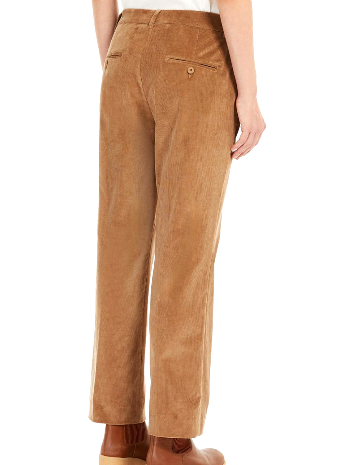 MAXMARA WEEKEND 2USCITA Pantalone Marruca In velluto MaxMara Weekend - Marrone Marrone