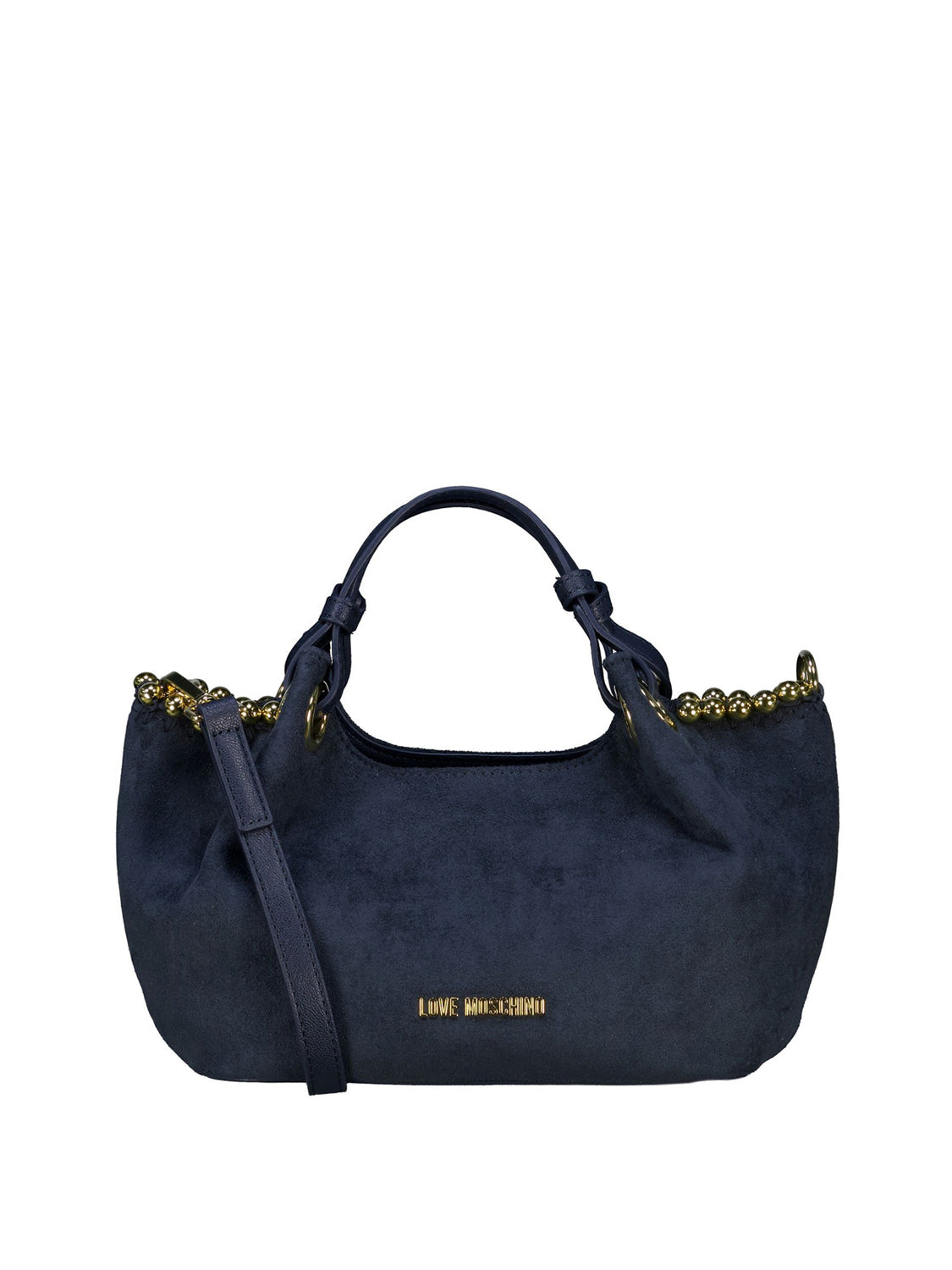 MOSCHINO COLLECTION Borsa A Mano Camoscio Moschino - Blu NAVY