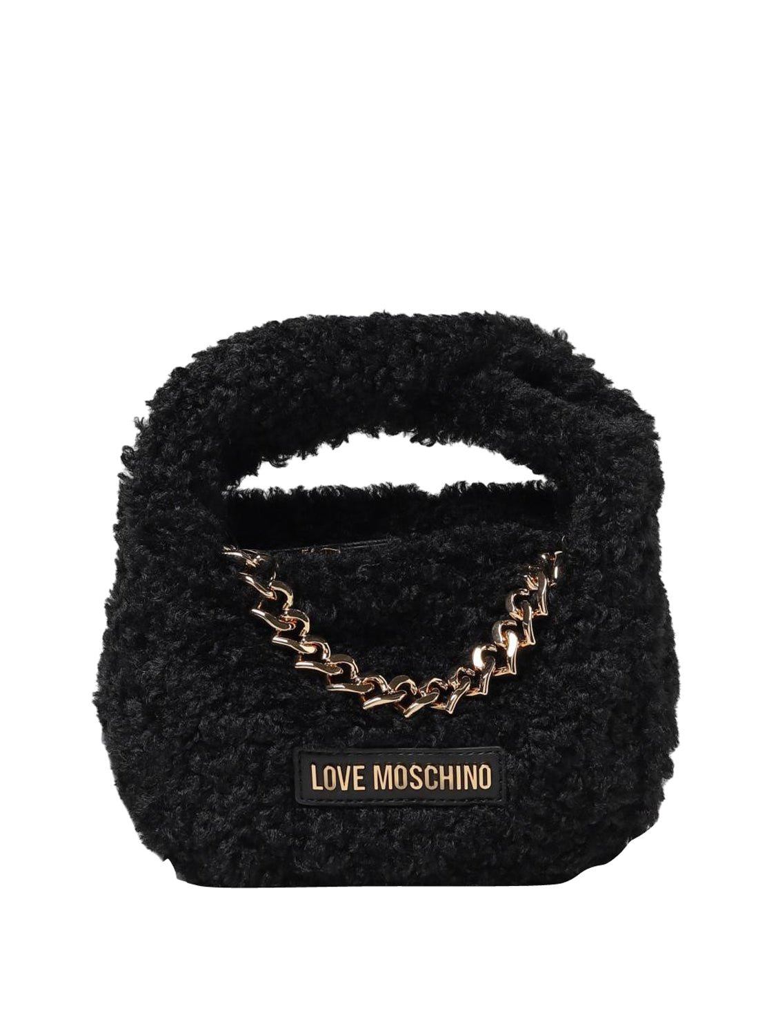 MOSCHINO COLLECTION Borsa A Mano Faux Fur Moschino - Nero Nero