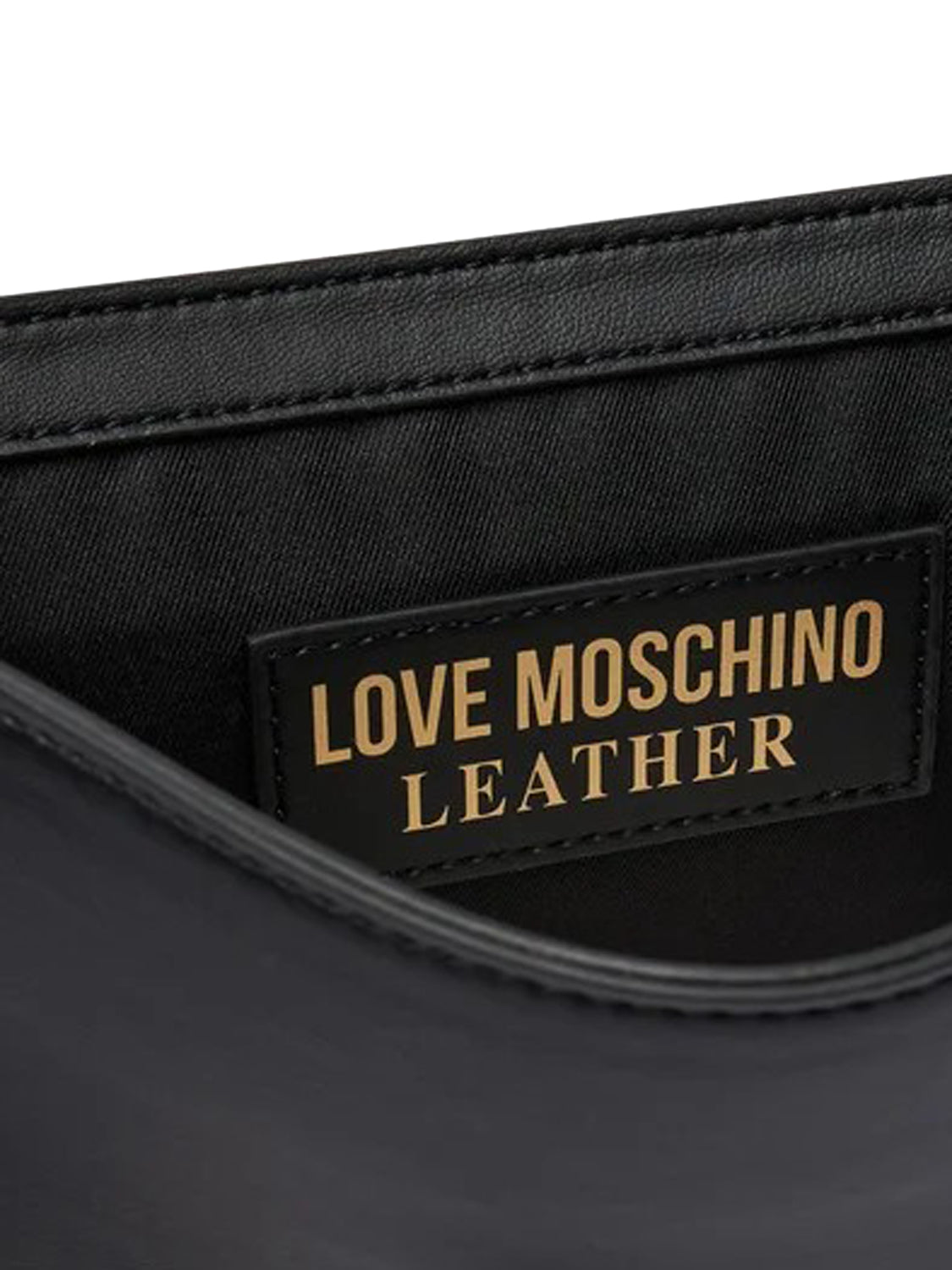 MOSCHINO COLLECTION Borsa Pochette Con Tracolla Recycled Leather Moschino - Nero Nero