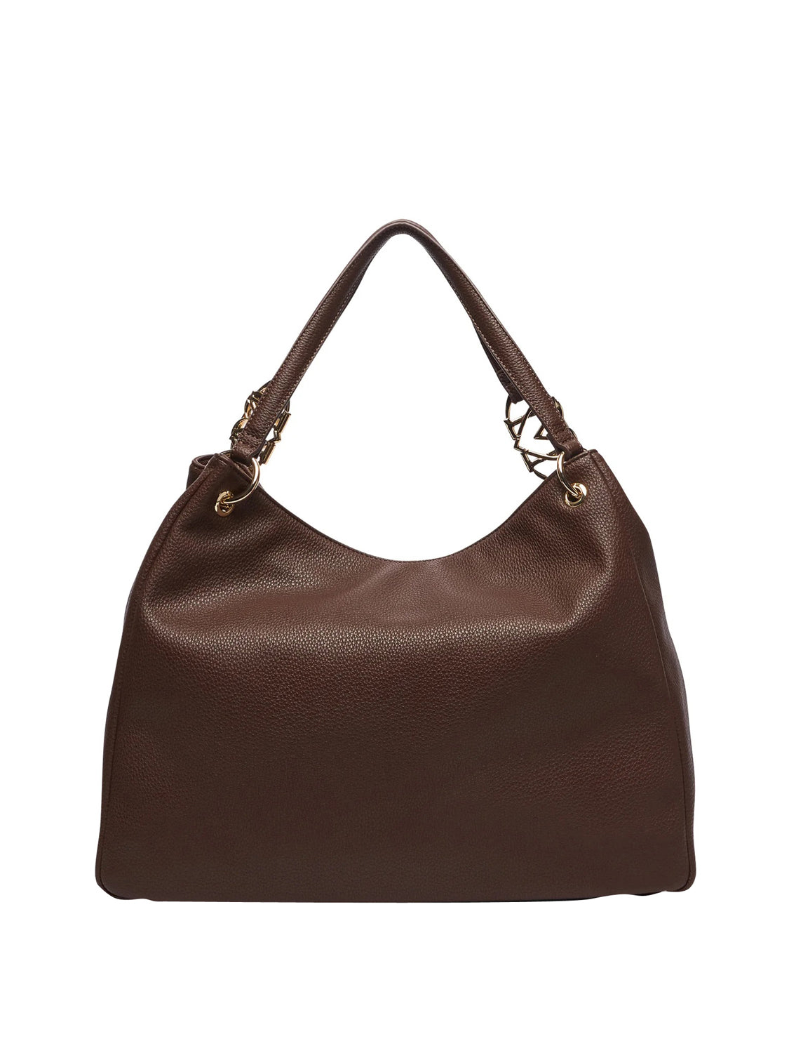 MOSCHINO PRECOLLECTION Borsa A Mano Moschino Logo Frontale Marrone Marrone
