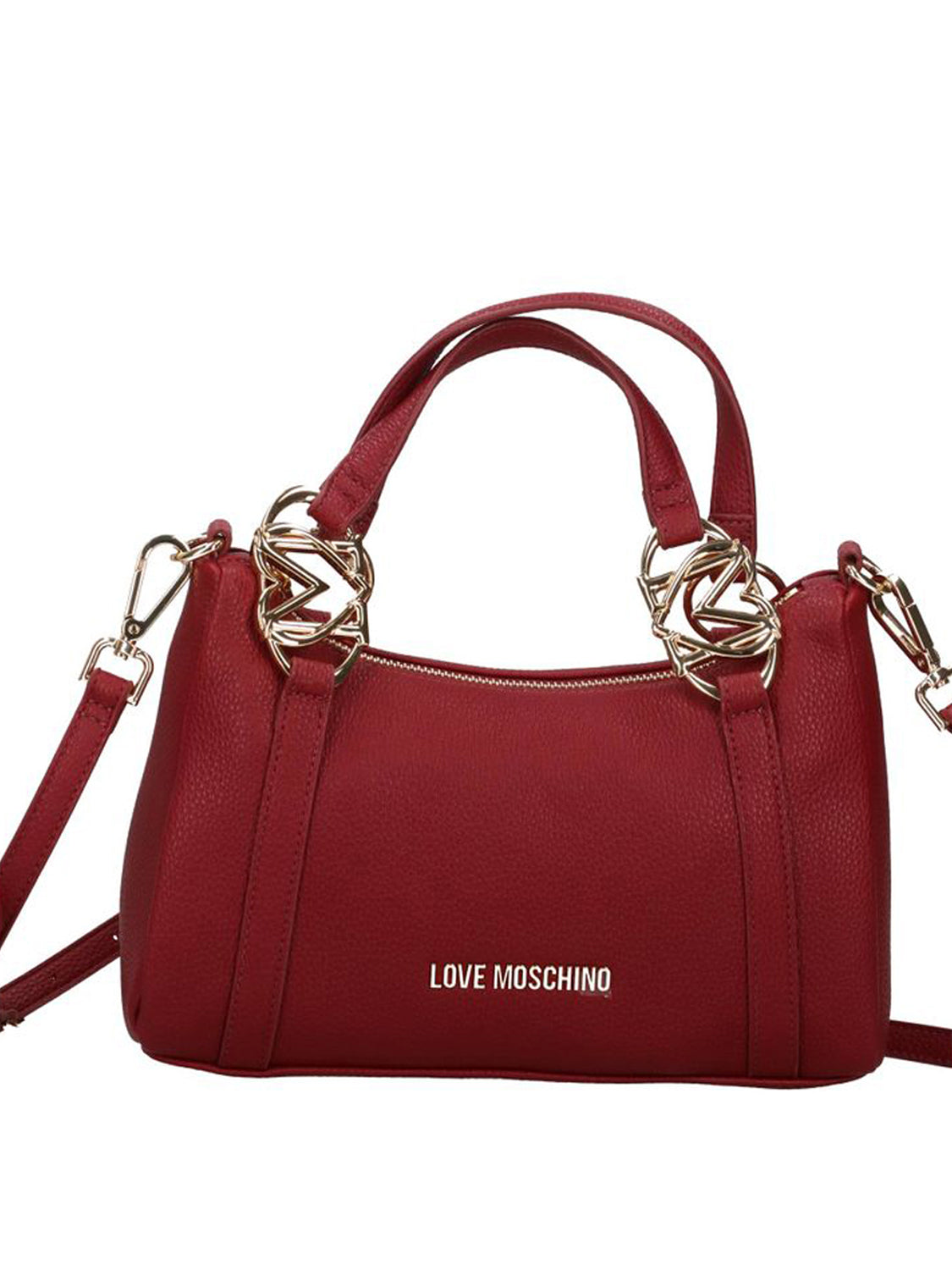 MOSCHINO PRECOLLECTION Moschino Borsa A Mano Logo Frontale Vino VINO