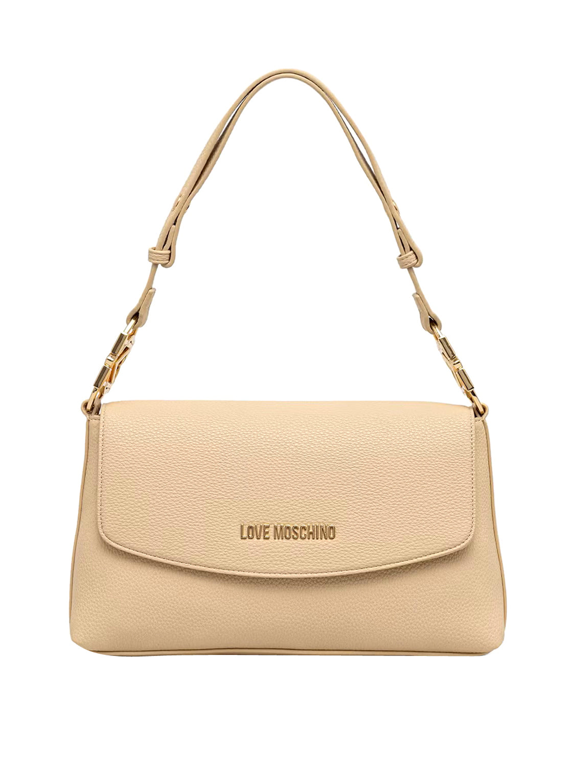 MOSCHINO PRECOLLECTION Moschino Borsa A Mano Logo Frontale Burro BURRO
