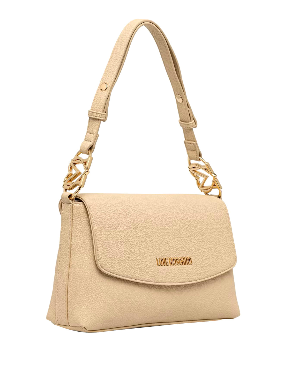 MOSCHINO PRECOLLECTION Moschino Borsa A Mano Logo Frontale Burro BURRO