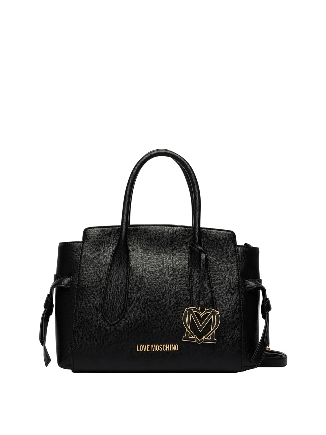 MOSCHINO PRECOLLECTION Moschino Borsa A Mano Logo Frontale Nero Nero
