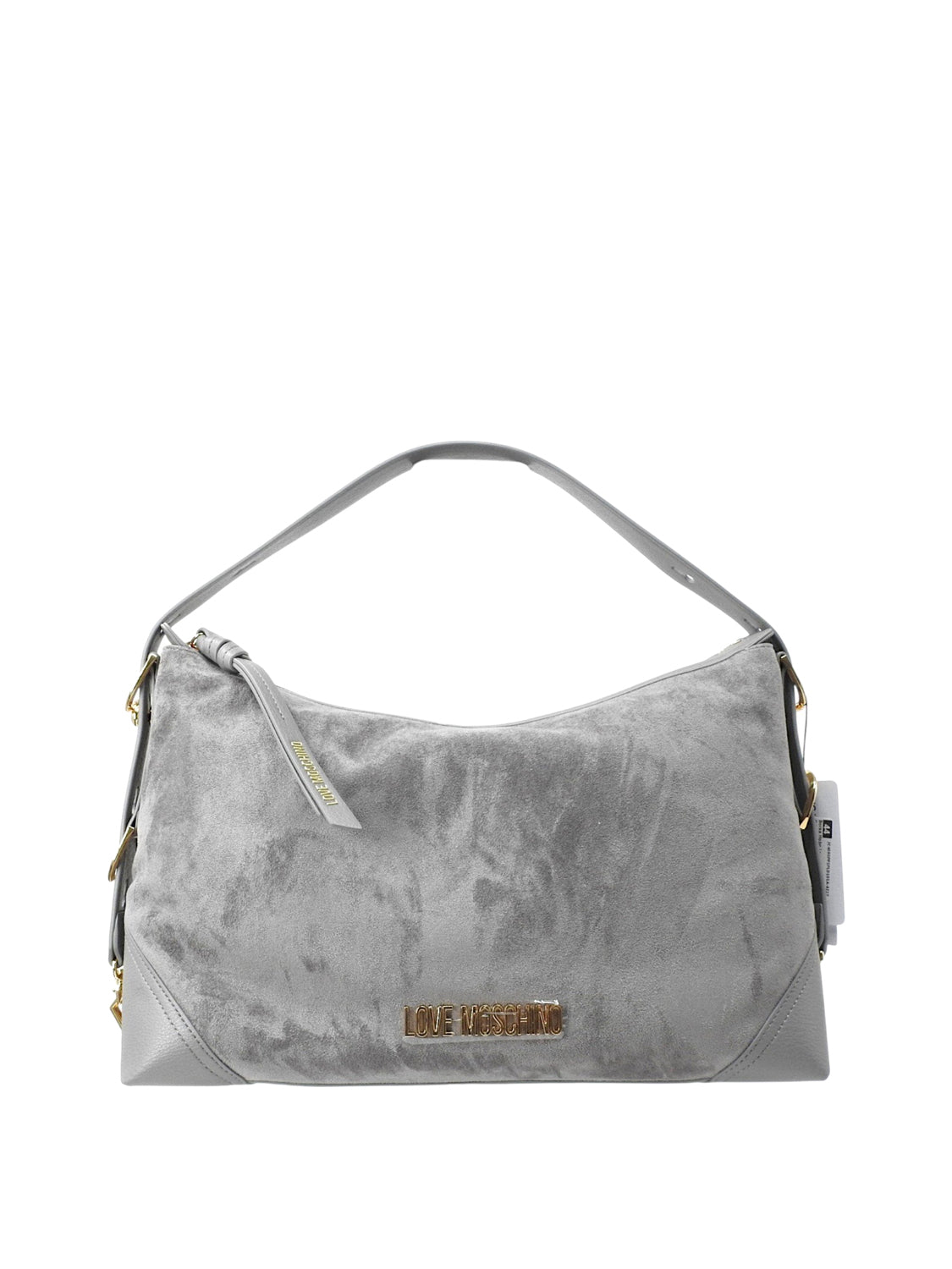 MOSCHINO PRECOLLECTION Borsa Velour Moschino - Grigio Grigio