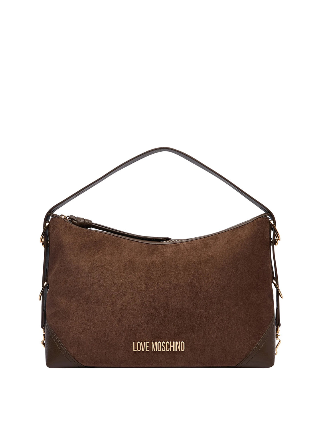 MOSCHINO PRECOLLECTION Moschino Borsa A Mano Logo Frontale Marrone Marrone