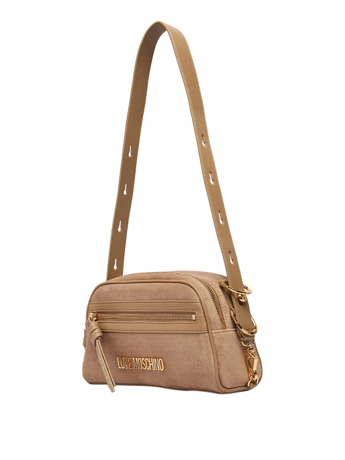 MOSCHINO PRECOLLECTION Moschino Borsa A Mano Velour Sabbia Sabbia