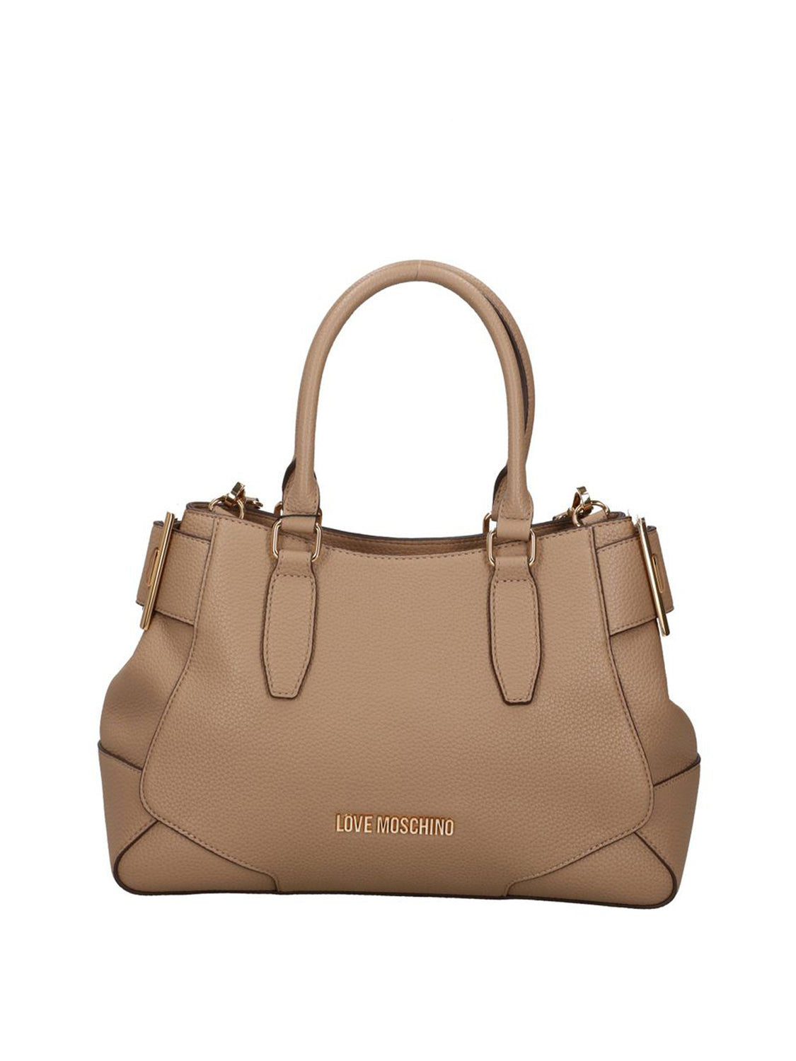 MOSCHINO PRECOLLECTION Moschino Borsa A Mano Logo Frontale Sabbia Sabbia