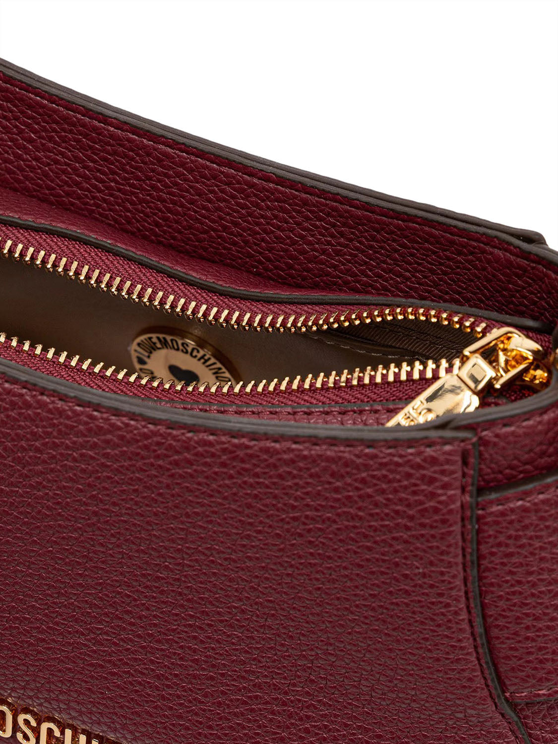 MOSCHINO PRECOLLECTION Borsa A Mano Moschino Logo Frontale Vino VINO