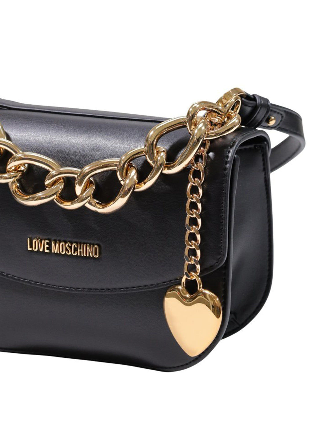 MOSCHINO PRECOLLECTION Moschino Borsa A Tracolla Logo Frontale Nero Nero