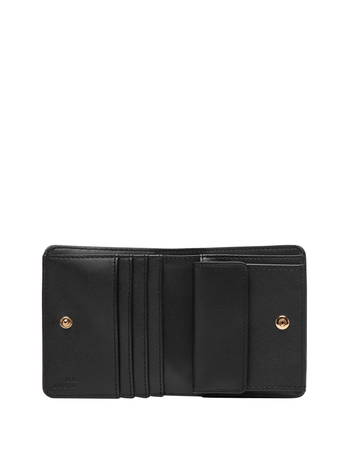 MOSCHINO PRECOLLECTION Moschino Portafoglio Logo Frontale Nero Nero/oro