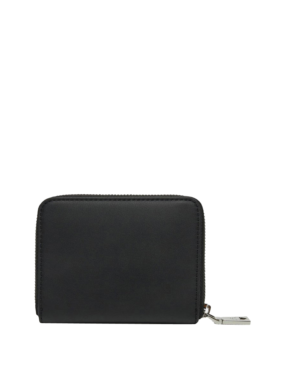 MOSCHINO PRECOLLECTION Moschino Portafoglio Logo Frontale Nero Nero/Nickel