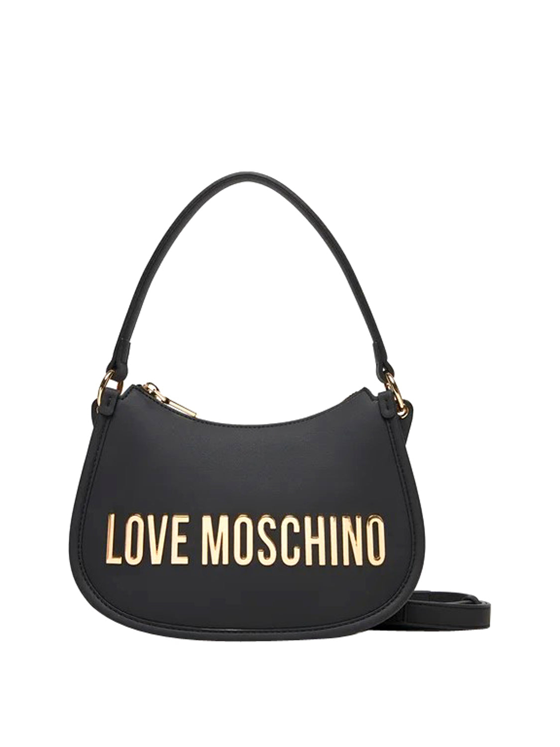 MOSCHINO STC Borsa Pu Grs JC4027 Moschino - Nero/Oro Nero