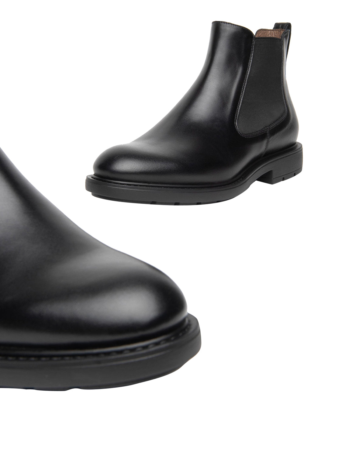 NERO GIARDINI Stivaletti Nero Giardini Chelsea Uomo in Pelle Nero Nero
