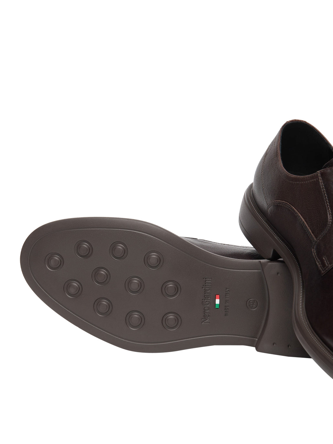 NERO GIARDINI Derby Nero Giardini Uomo in Pelle Ebony Ebony