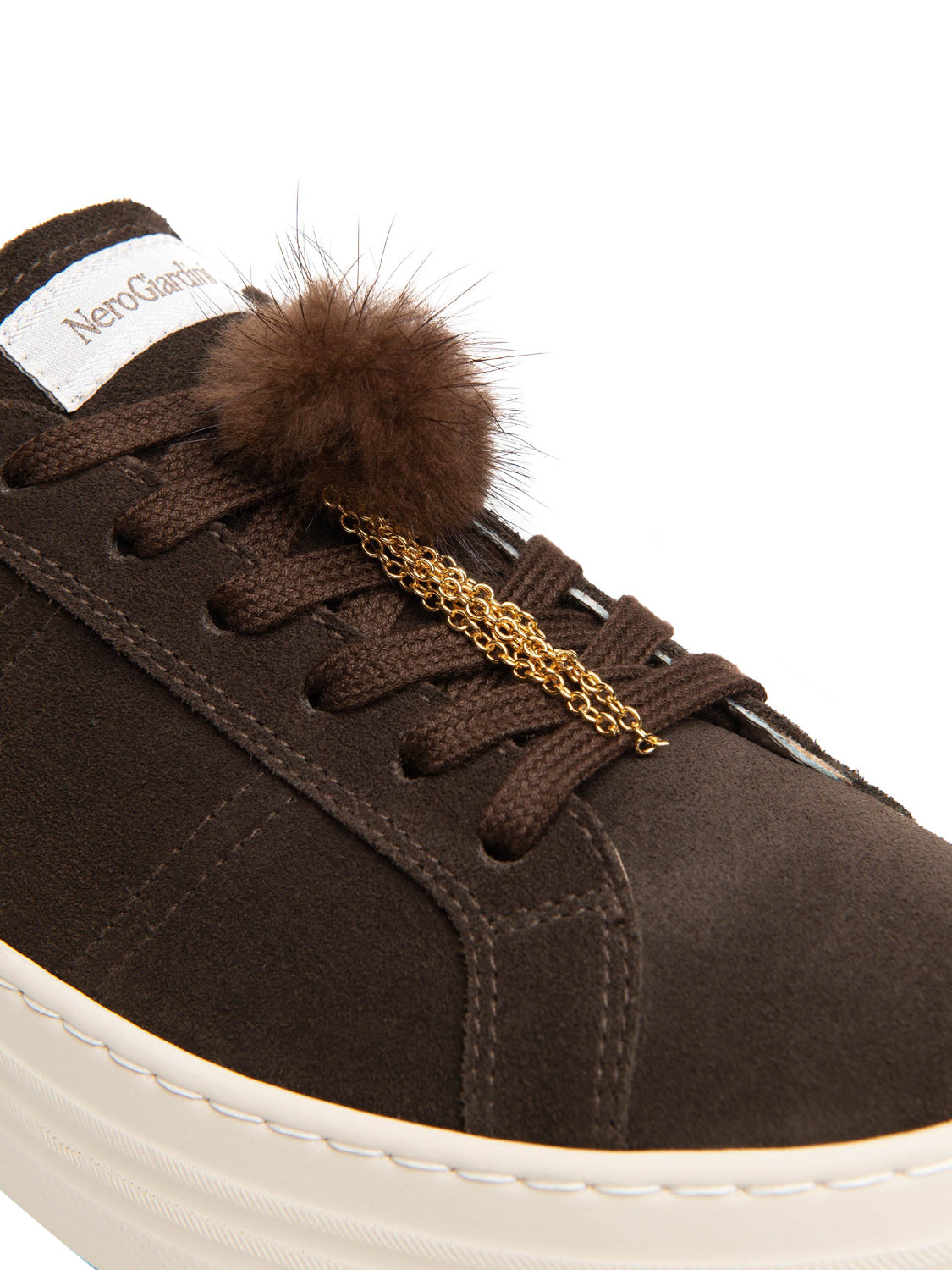 NERO GIARDINI Sneakers Nero Giardini Donna in Suede - Testa Di Moro T.Di Moro