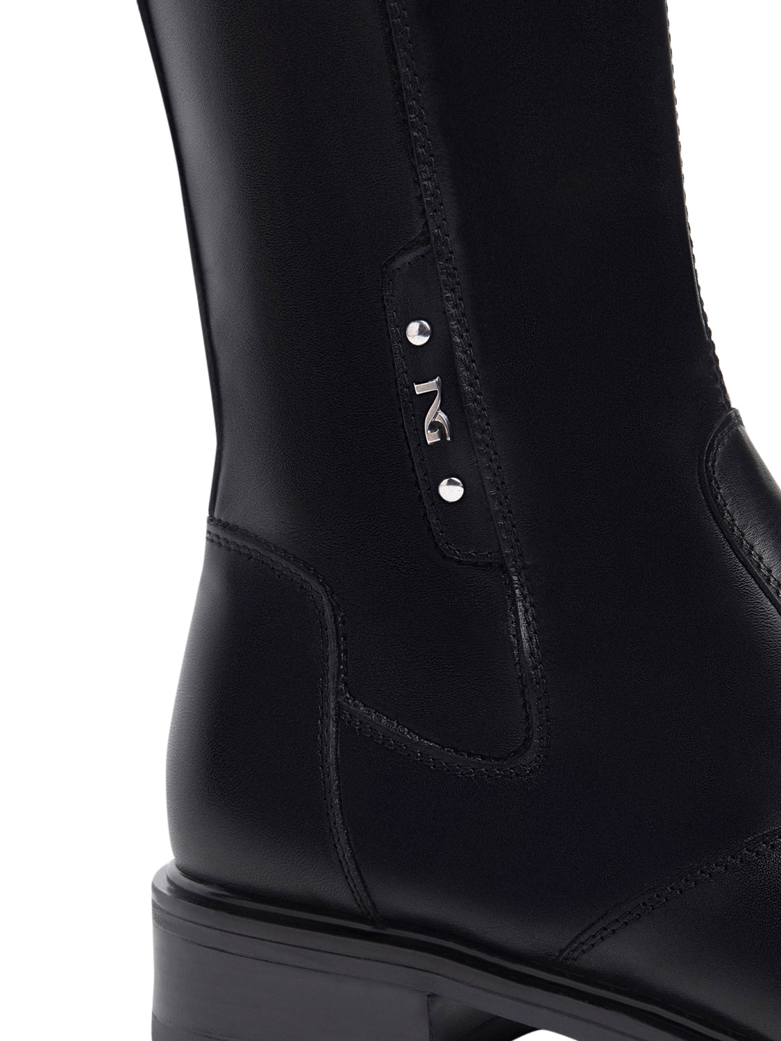 NERO GIARDINI Nero Giardini Stivali Donna in Pelle e Materiale Tecnico Nero Nero