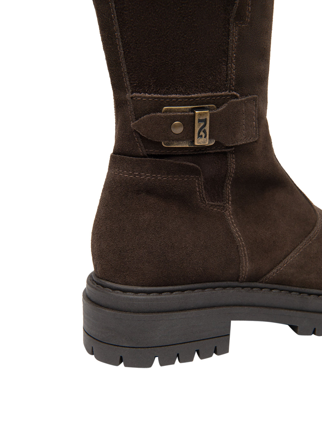 NERO GIARDINI Stivali Donna Nero Giardini in Suede e Materiale Tecnico Testa Di Moro T.Di Moro