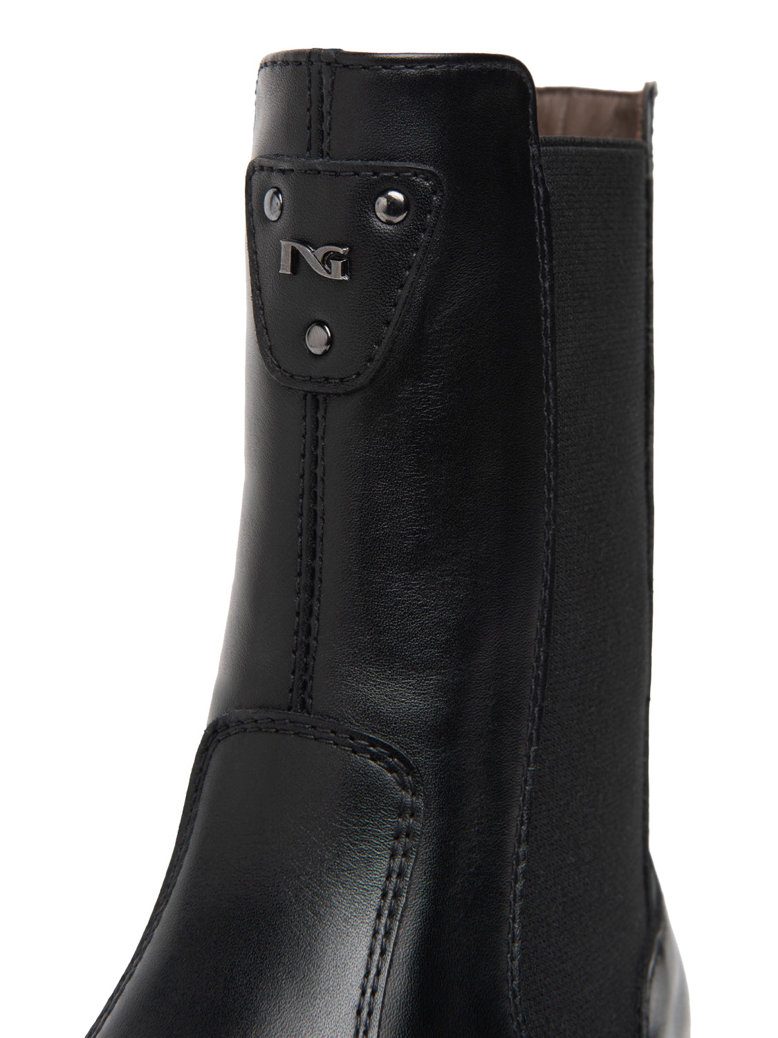 NERO GIARDINI Stivaletti Nero Giardini Chelsea Donna in Pelle Nero Nero