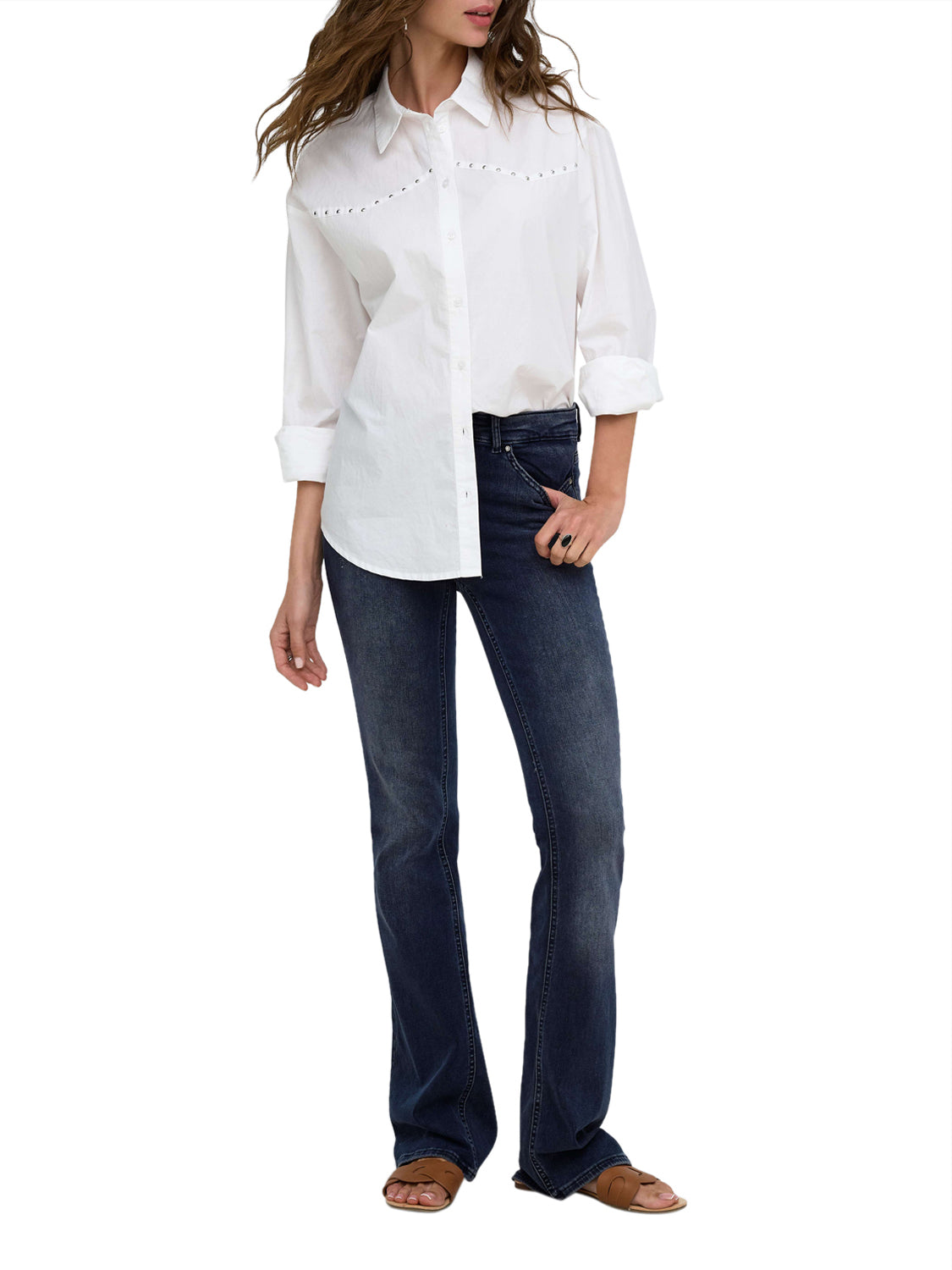 ONLY DROP4 Only Jeans Onlblush Mid Flared Dnm Rea409 Noos - Denim DENIM