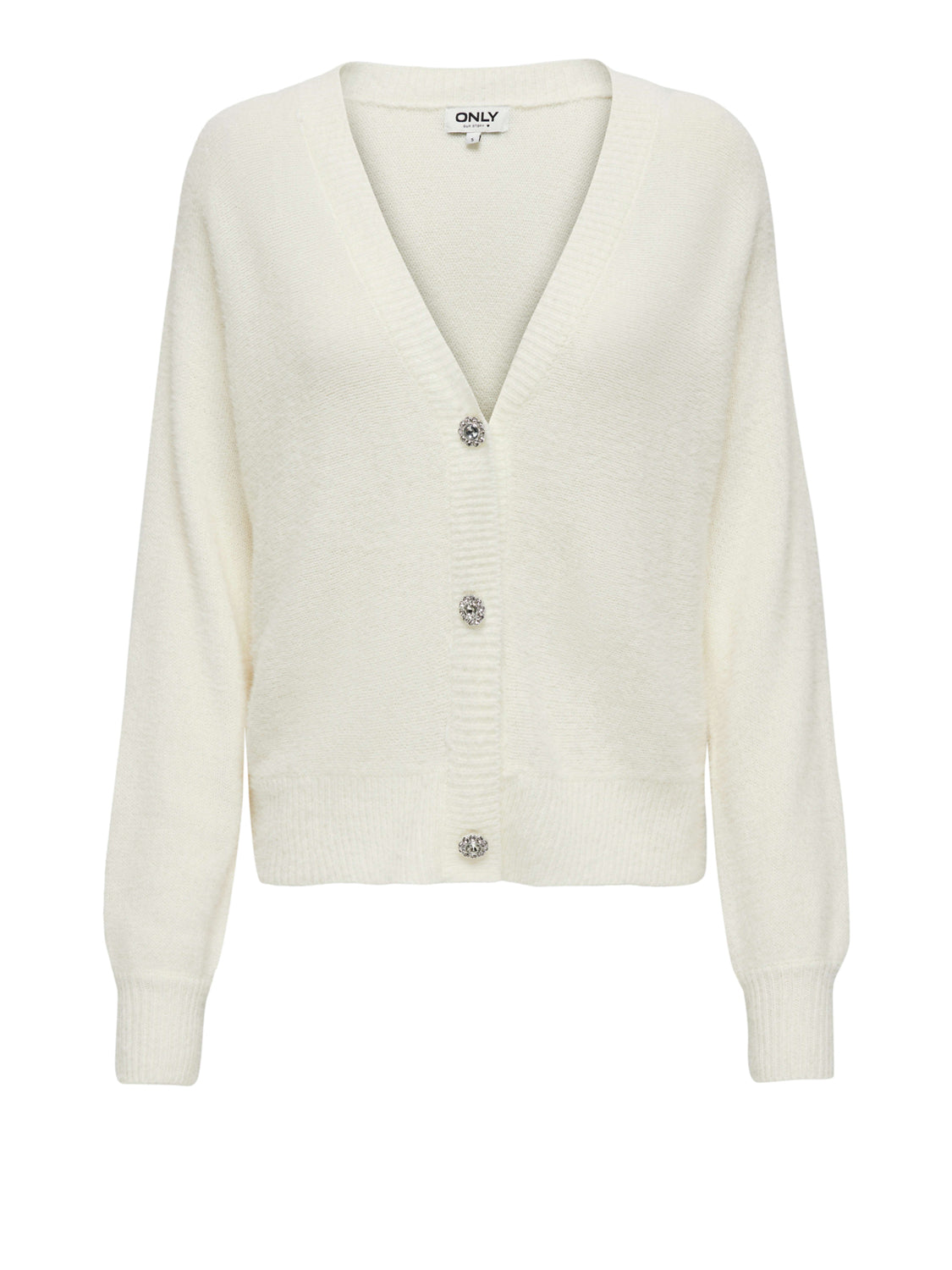 ONLY DROP4 Only Cardigan Onlella Bianco WHITE
