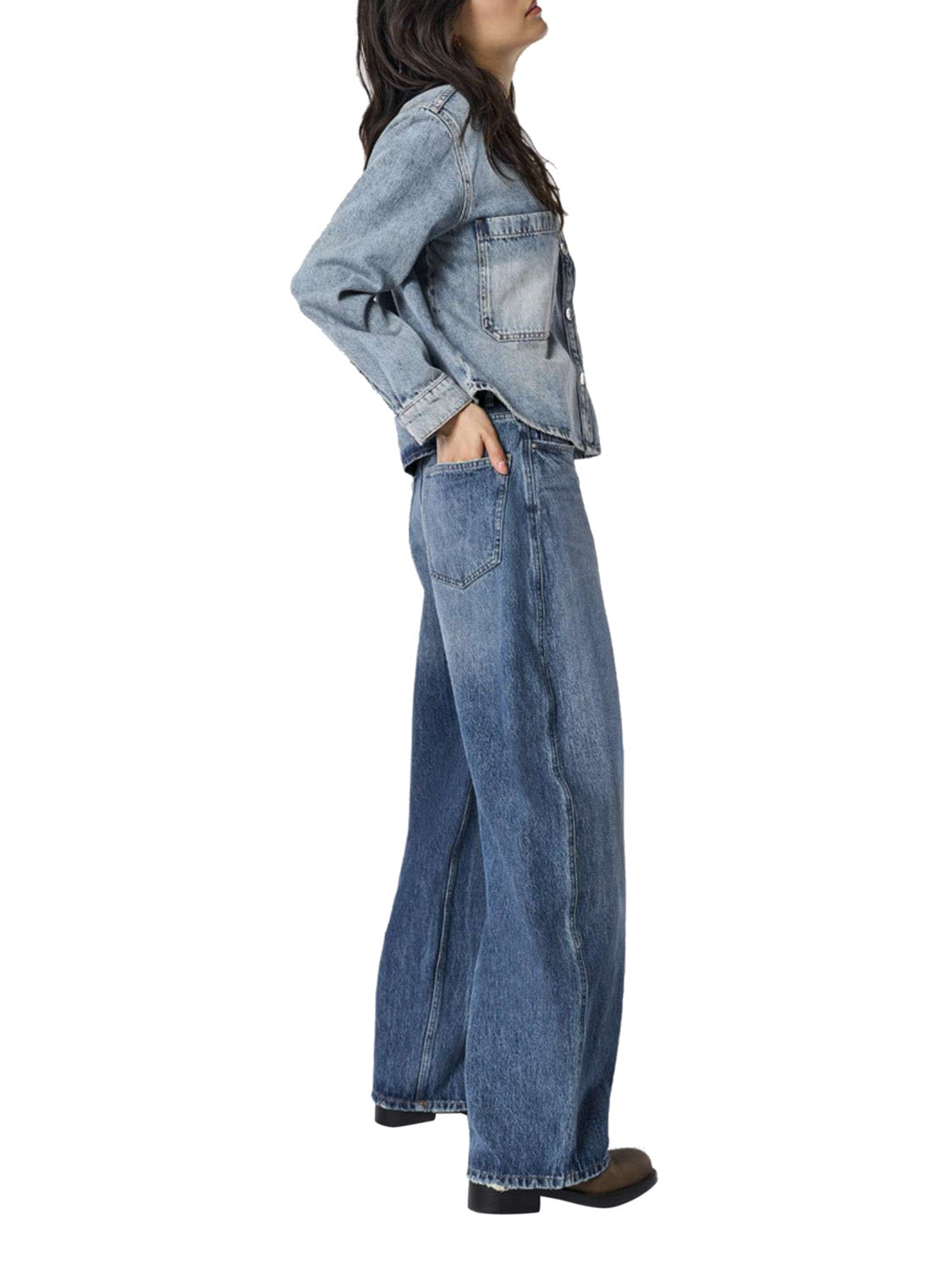 ONLY DROP4 Jeans Onltaylor Hw Barrel Dnm Tai466 Noos - Blu BLUE