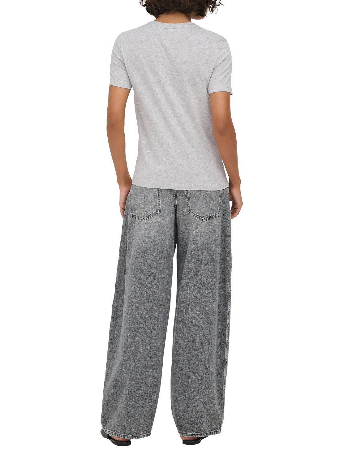 ONLY DROP4 Only T-Shirt Onlbaria Grigio GREY