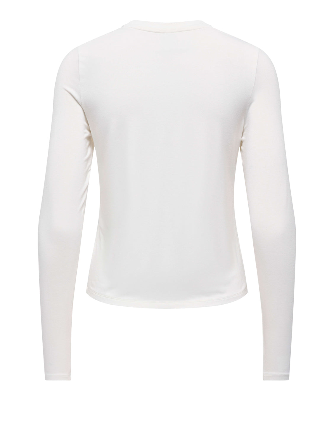 ONLY DROP4 Only Maglia Onlbamboo L/S O-Neck - Bianco WHITE