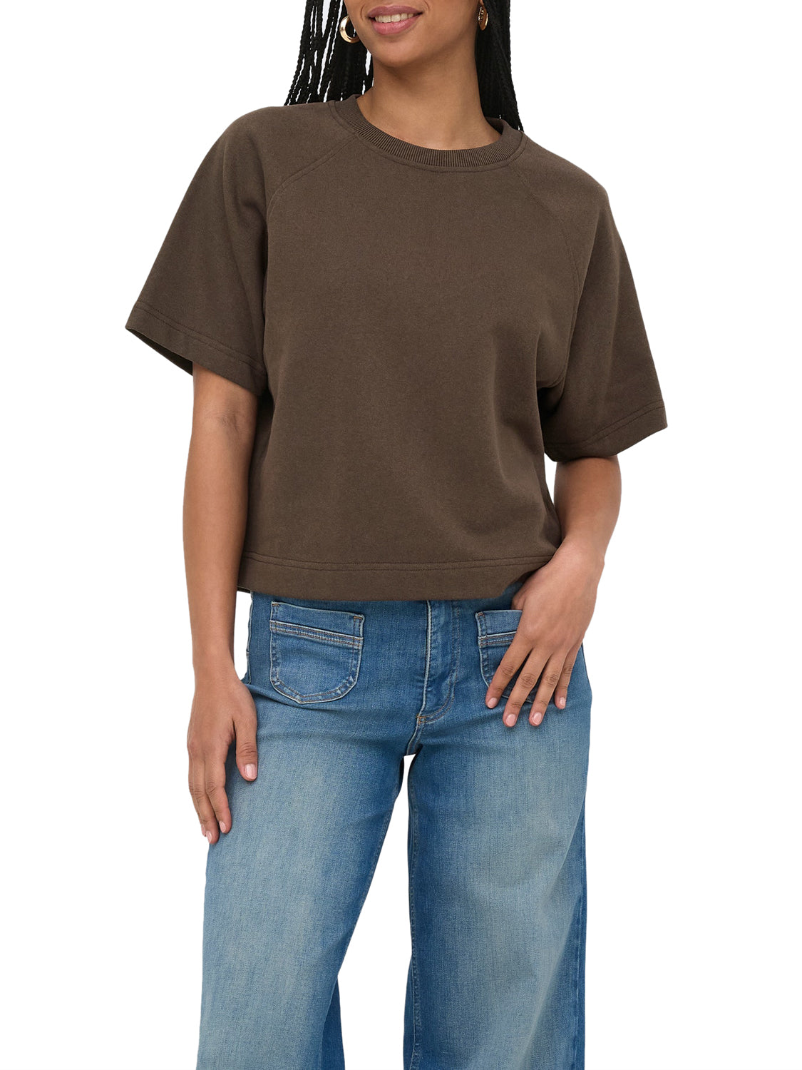 ONLY DROP4 Only Felpa Onlofelia Brown BROWN