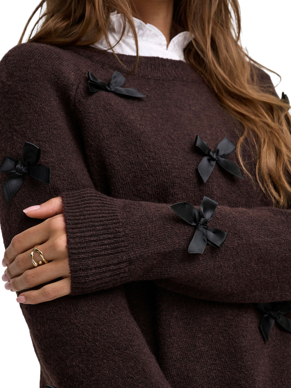 ONLY DROP5 Only Maglia Onlnoelle Marrone BROWN