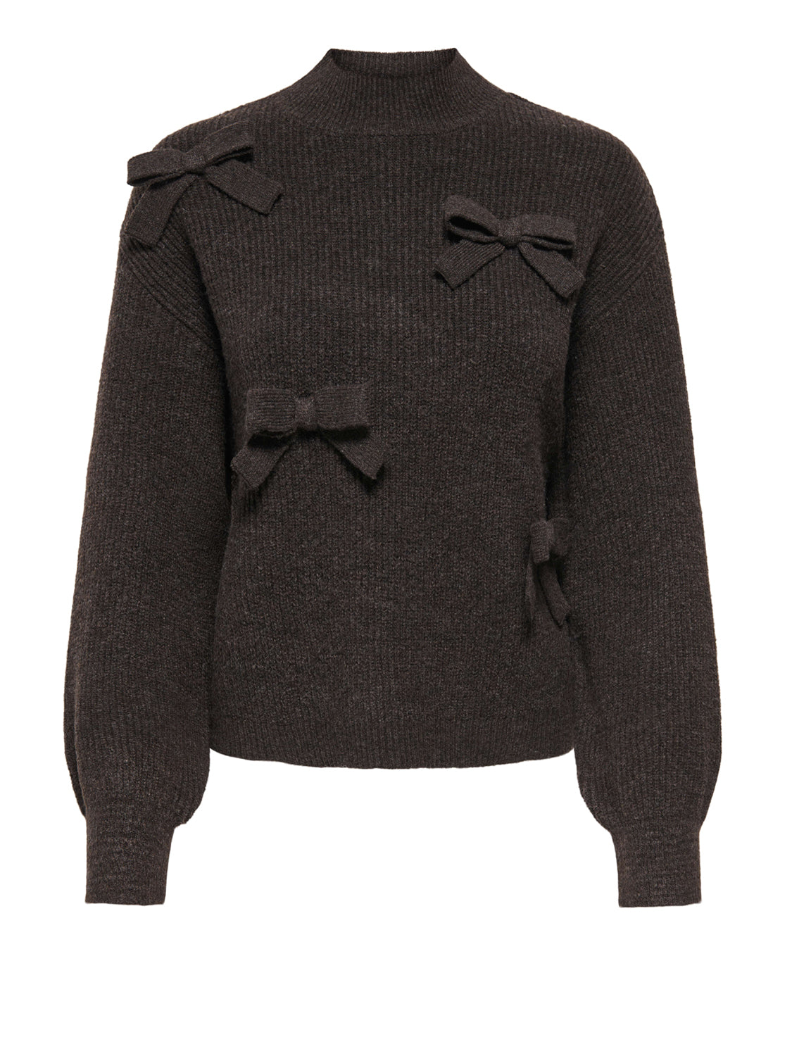 Only Maglione Onllisa Ls Bow Only Marrone BROWN